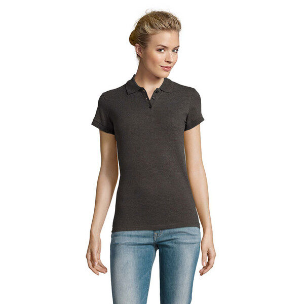 PERFECT POLO SENHORA 180g Perfect Women - Antracite MatizadoM