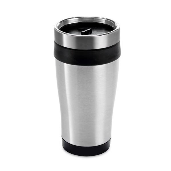 BATUM. 420 mL stainless steel and PP travel cup - Black