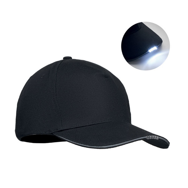 Boné LED de 5 painéis 220gr Luzcap