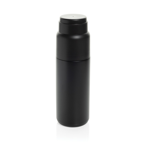 Thermocup RCS recycled vacuum flask with cup 500ml - Black