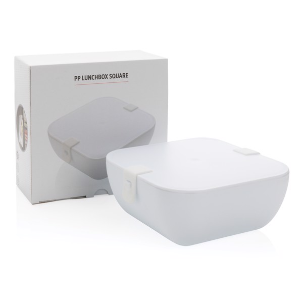 PP lunchbox square - White