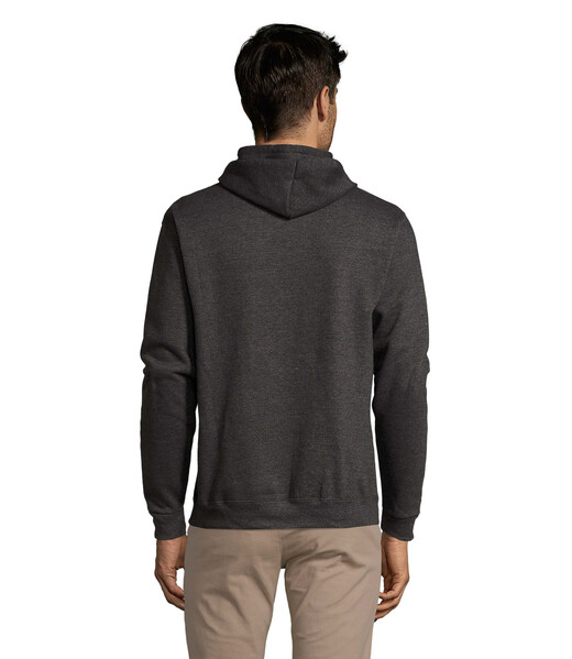 Bluza z kapturem SNAKE - Charcoal Melange / 3XL