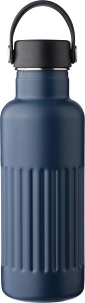 Bouteille à double paroi en acier inoxydable recyclé (500 ml) Lior - bleu