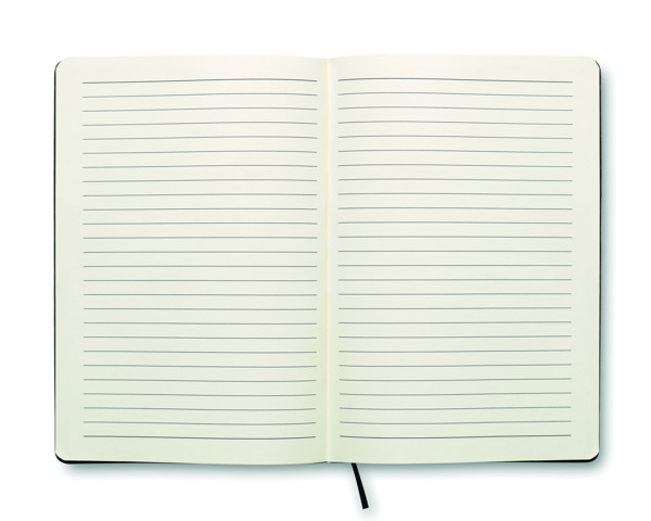 Softnote notebook A5, 160 recycled lined pages - Black