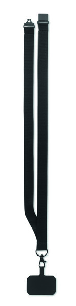 Lanyard porta telefono Ameste - Nero