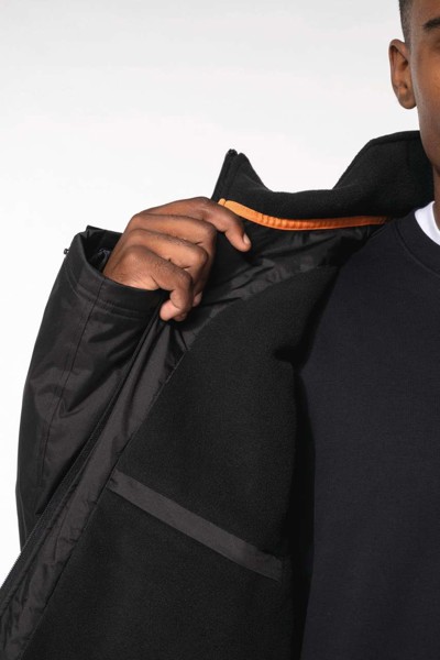 Jakna bluzon SCORE s odvojivim rukavima - Tamno Siva / Narančasta / 2XL