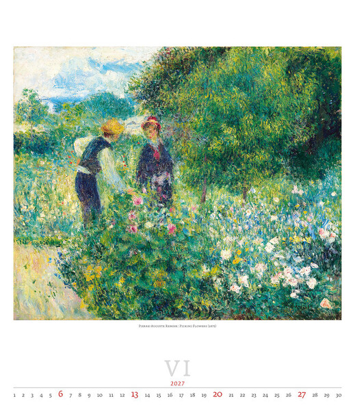 Calendar Impressionism