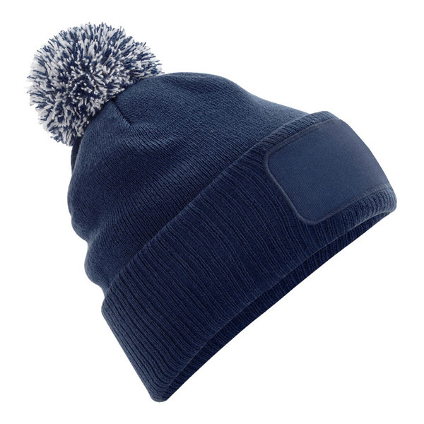 Snowstar® Patch Beanie - Graphite Grey / Light Grey / ONE SIZE