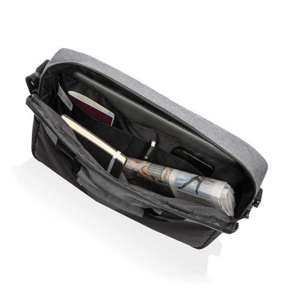 Kazu laptop bag rPET, 15.6 inch - Grey