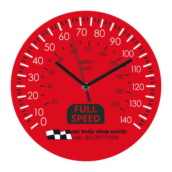 Wanduhr mit Allover Ziffernblatt Venice