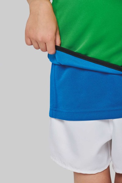 Kid's Reversible Rugby Bib - Sporty Royal Blue / Green / 10/14