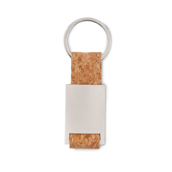 MB - Key ring with cork webbing Tech Cork