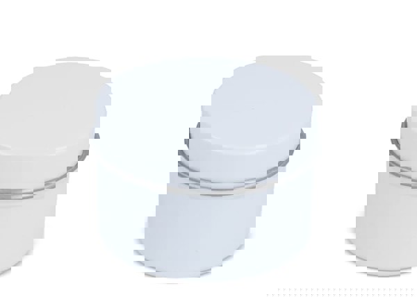 Dhyana scented plant based candle in recycled tin - White