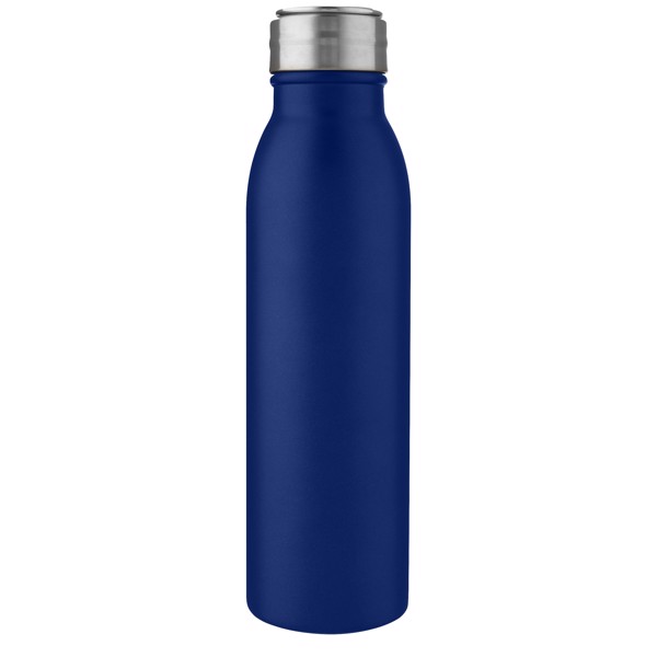 Bouteille de sport Harper 700 ml en acier inoxydable avec boucle métallique - Bleu minéral