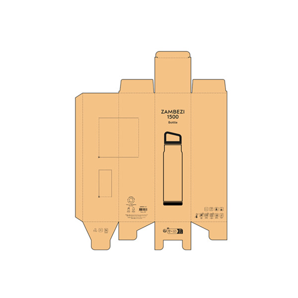 Zambezi 1500 Bottle - Strieborná