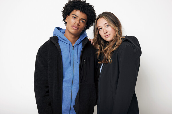 IQONIQ Diran recycled polyester pile fleece jacket - Black / XXS