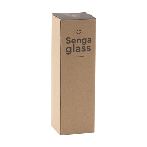 Senga Glass 500 ml drinking bottle - White