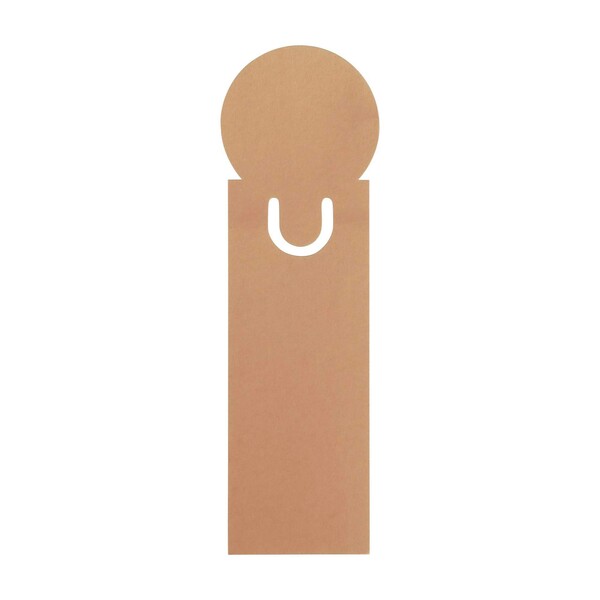 Bookmark Clay | Recycled cardboard - brown