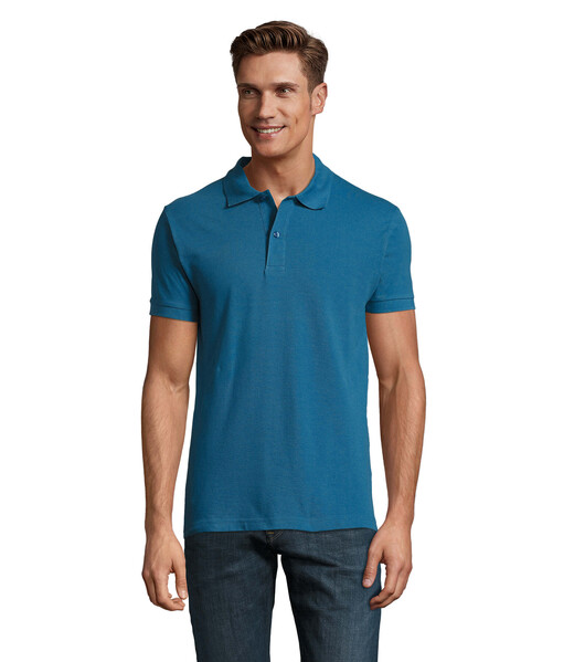 PERFECT MEN Polo homen 180g - Azul ArdósiaM