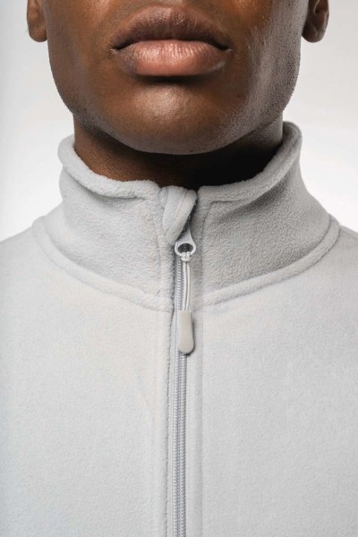 Unisex Eco-Friendly Micro-Polarfleece Jacket - Black / XS