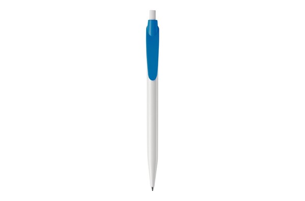 Cosmo ball pen hardcolour - White / Light Blue