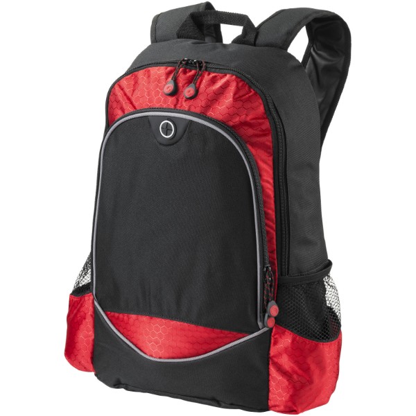 Benton 15" Laptop-Rucksack 15L - schwarz / rot