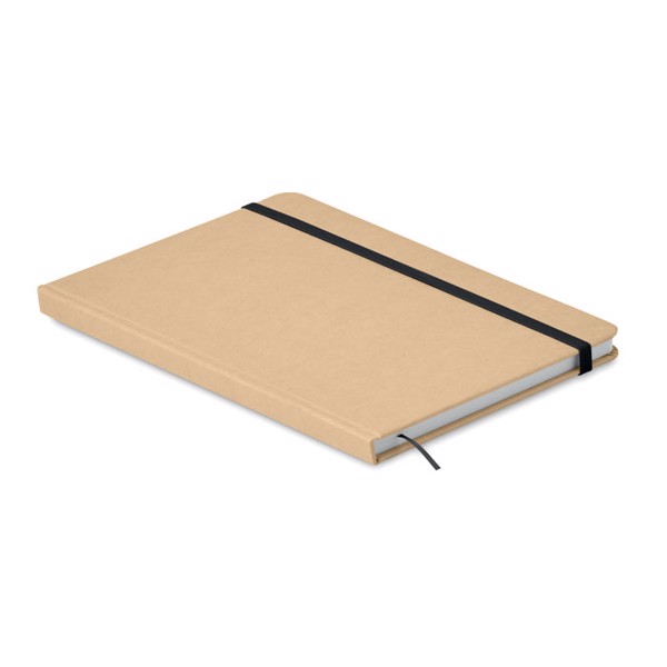 Notebook A5 cartão reciclado Everwrite - Preto