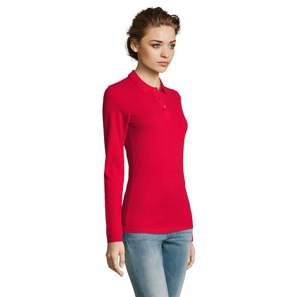 PERFECT SENHORA LSL POLO180 Perfect Lsl Women - VermelhoS