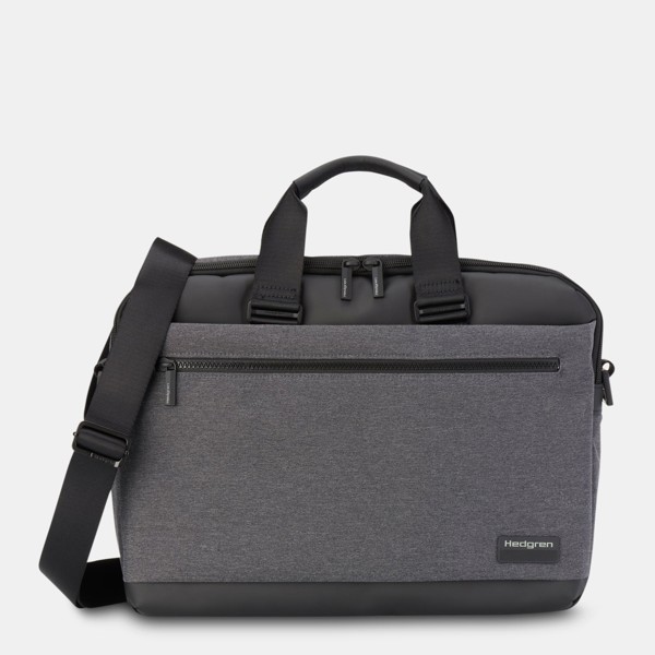 BYTE | Servietă cu 2 compartimente 15,6" + RFID - Stylish Grey