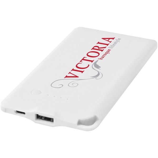 WS119 4000 mAh power bank - White / 4000mAh
