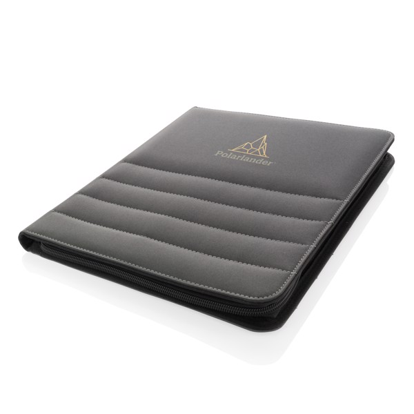 XD Xclusive A4 portfolio, recycled rPET, zipper - Anthracite