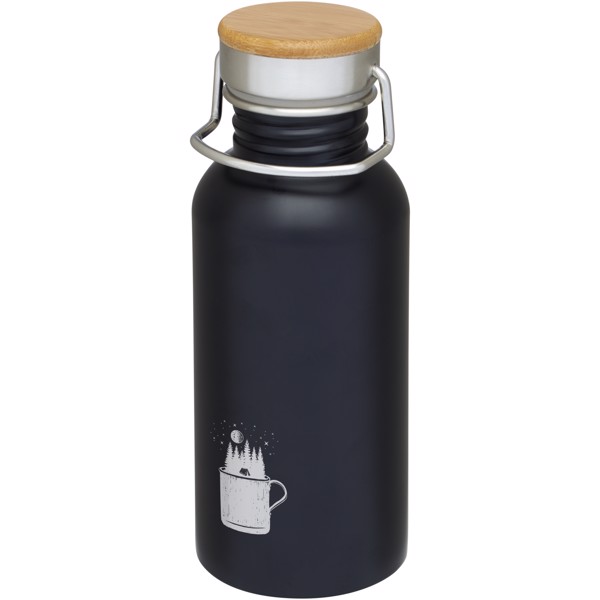 Športová fľaša Thor 550 ml - Jednofarebná čierna