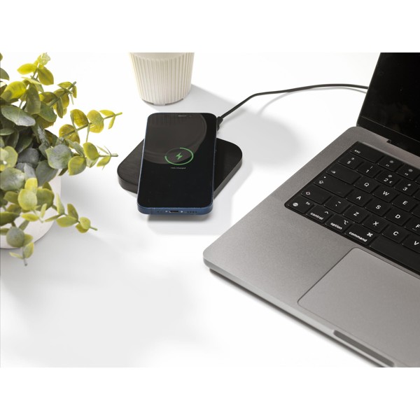 Bamboo Wireless Charger 15W chargeur sans fil - Noir
