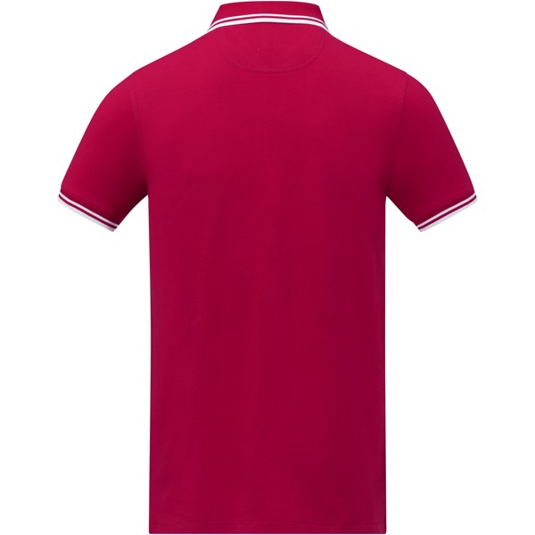 Polo tipping Amarago manches courtes homme - Rouge / M