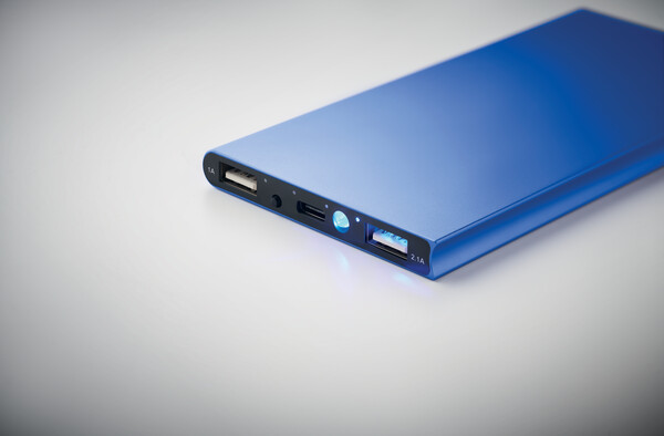 Powerbank 8000 mAh Powerflat8c - Bleu Royal