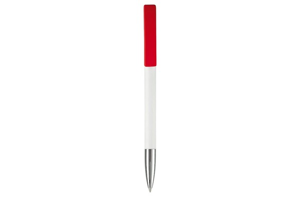 Nash ball pen metal tip hardcolour - White / Red