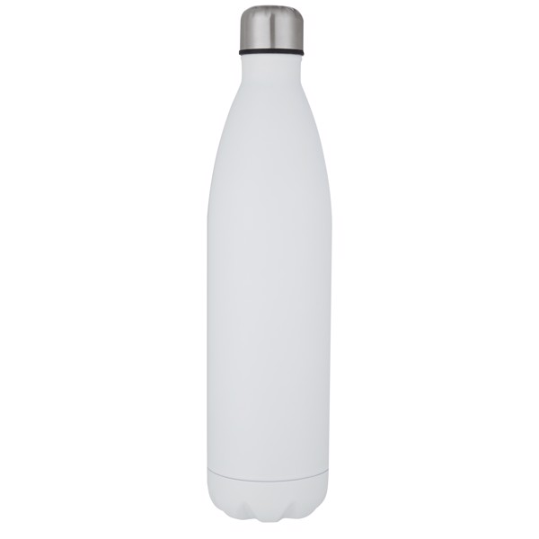 Garrafa de aço inoxidável isolada a vácuo de 1L "Cove" - Branco