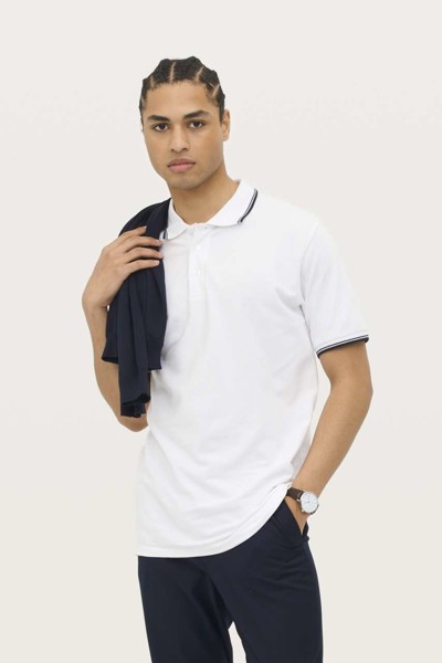 Sol's Practice Men - Polo Shirt - Navy / White / 2XL