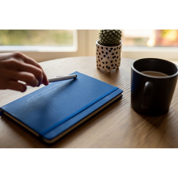 Magnetic notebook A5 | Aurora - white