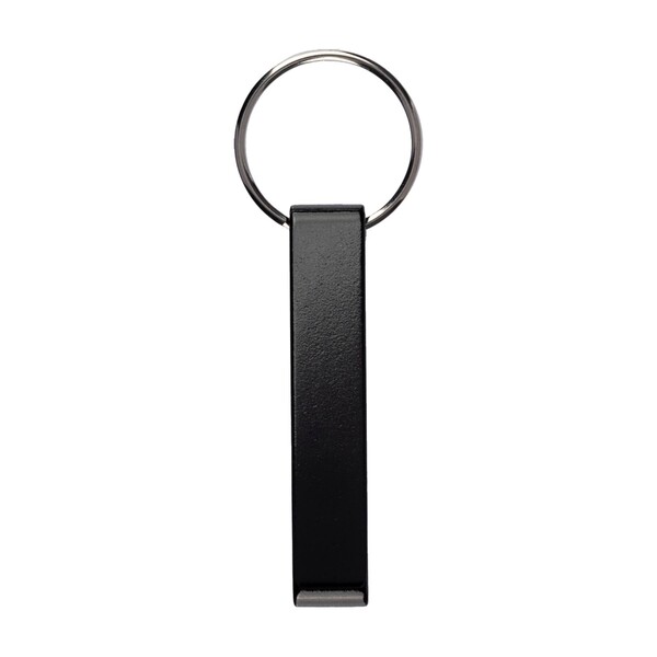 Key chain with bottle opener Anneliese | Recycled | Phone stand - black