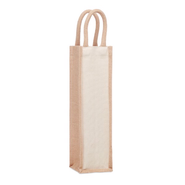 Jute wine bag for one bottle Campo Di Vino