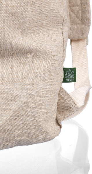 Hemp (280 gr/m2) roll-top backpack Margarete