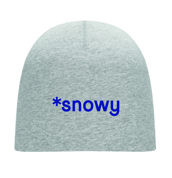 Unisex beanie in cotton Lighty - Grey