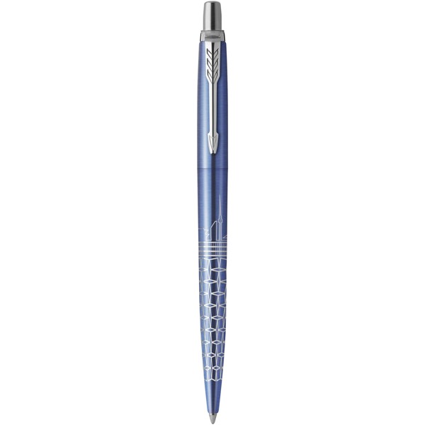 Stylo bille Parker Jotter SE Global Icons (encre bleue) - Bleu électrique