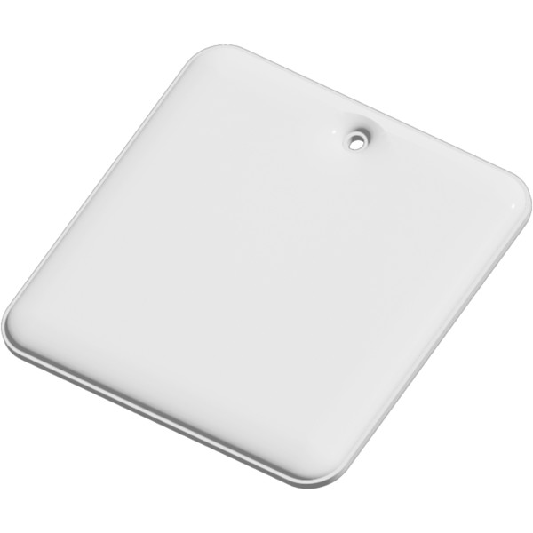 Colgante de PVC reflectante cuadrado H-20 "RFX™" - Blanco