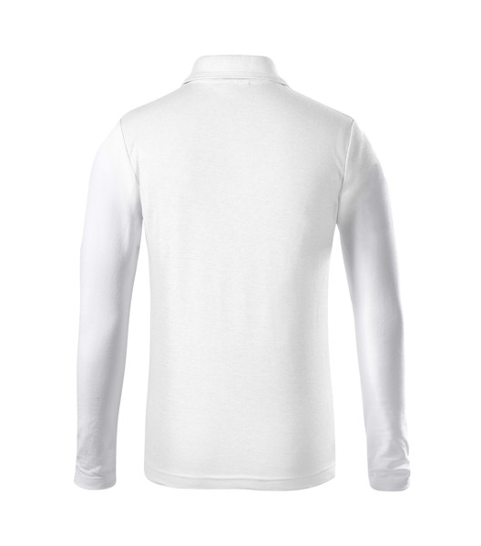 Polokošile Dětská Malfini® Pique Polo Ls - Bílá / 122 cm/6 let