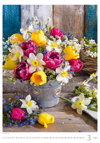 Calendar Magic Flowers