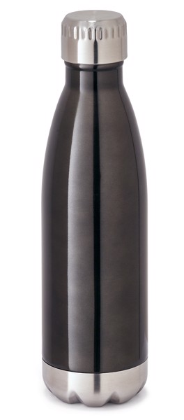 SHOW. 510 mL stainless steel bottle - Gun Metal