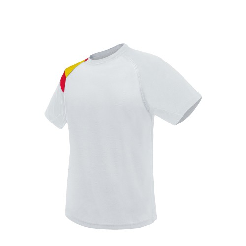 T-SHIRT BANDEIRA EM OMBRO D&F 2-3 "GALDANA" -
