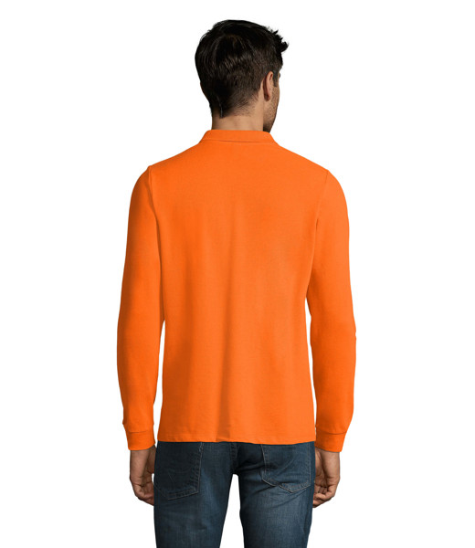 PERFECT MEN LSL POLO 180g Perfect Lsl Men - Arancione4XL